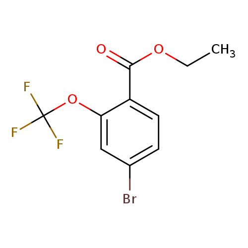 CCOC(=O)c1ccc(cc1OC(F)(F)F)Br