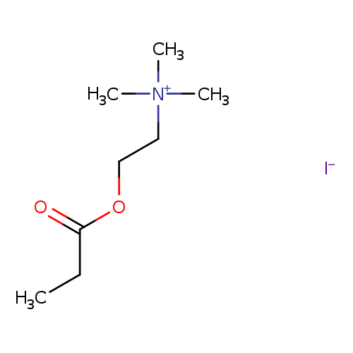 CCC(=O)OCC[N+](C)(C)C.[I-]