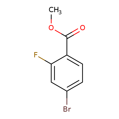 COC(=O)c1ccc(cc1F)Br
