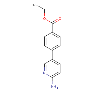 CCOC(=O)c1ccc(cc1)c1ccc(nc1)N