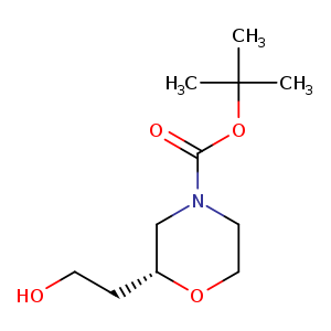 OCC[C@H]1OCCN(C1)C(=O)OC(C)(C)C