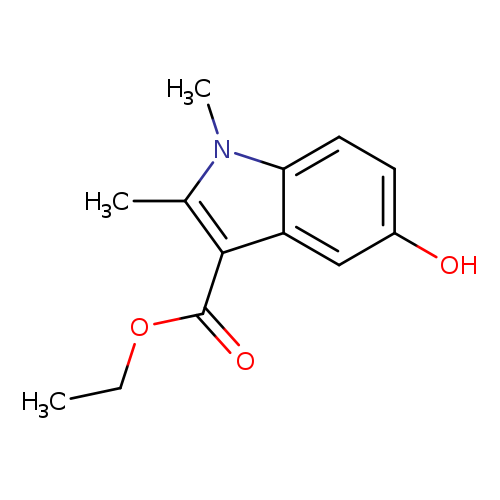 Cc1c(C(=O)OCC)c2c(n1C)ccc(c2)O