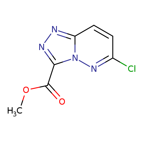 COC(=O)c1nnc2n1nc(Cl)cc2