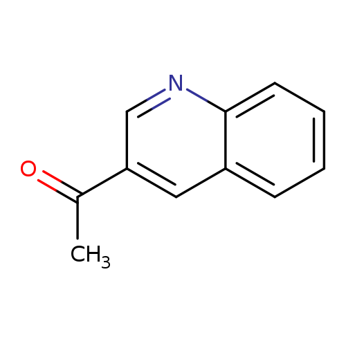 CC(=O)c1cnc2c(c1)cccc2