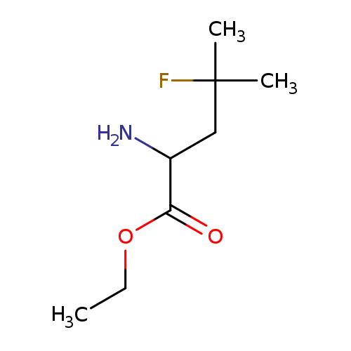 CCOC(=O)C(CC(F)(C)C)N