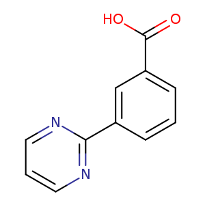OC(=O)c1cccc(c1)c1ncccn1