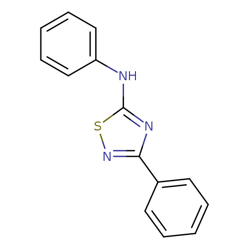 c1ccc(cc1)Nc1snc(n1)c1ccccc1