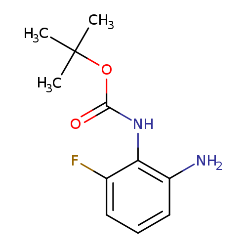 O=C(OC(C)(C)C)Nc1c(N)cccc1F