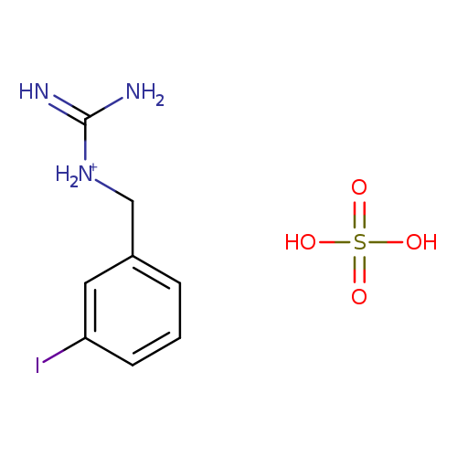 OS(=O)(=O)O.Ic1cccc(c1)C[NH2+]C(=N)N