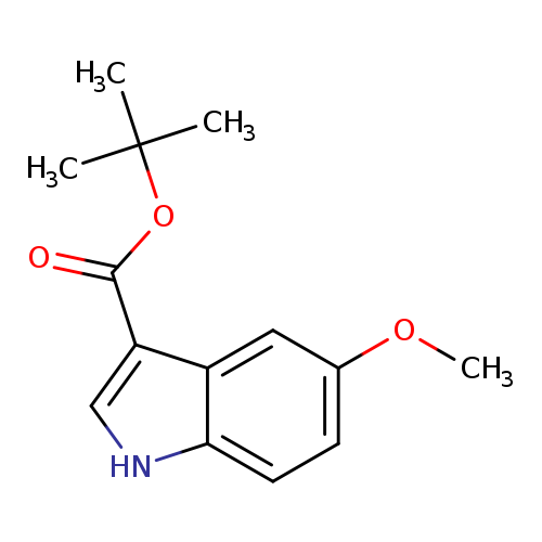 COc1ccc2c(c1)c(c[nH]2)C(=O)OC(C)(C)C