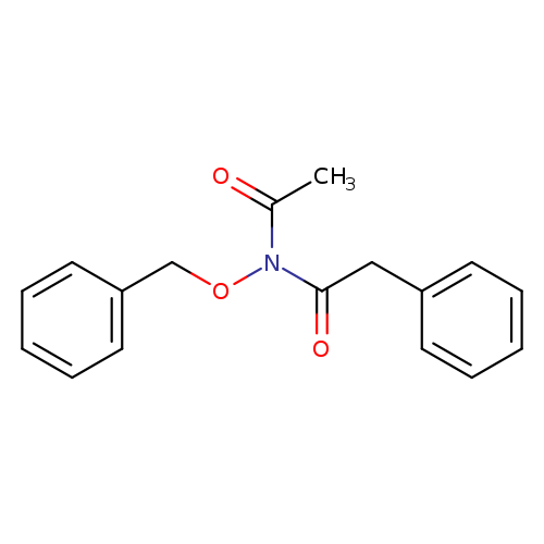 CC(=O)N(C(=O)Cc1ccccc1)OCc1ccccc1