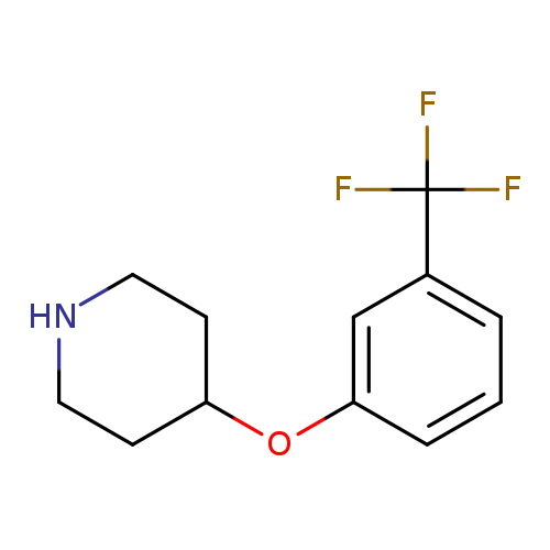 FC(c1cccc(c1)OC1CCNCC1)(F)F