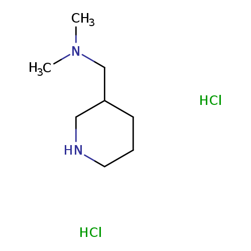 CN(CC1CCCNC1)C.Cl.Cl