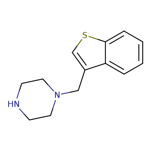 N1CCN(CC1)Cc1csc2c1cccc2