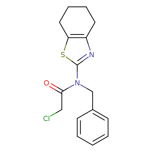 ClCC(=O)N(c1nc2c(s1)CCCC2)Cc1ccccc1
