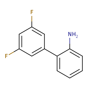 Fc1cc(F)cc(c1)c1ccccc1N
