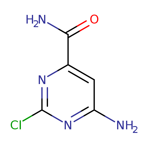 Nc1nc(Cl)nc(c1)C(=O)N