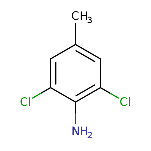 Cc1cc(Cl)c(c(c1)Cl)N