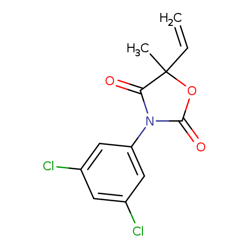 C=CC1(C)OC(=O)N(C1=O)c1cc(Cl)cc(c1)Cl