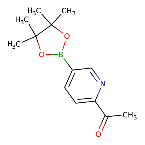 CC(=O)c1ccc(cn1)B1OC(C(O1)(C)C)(C)C