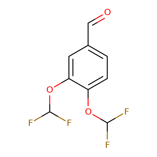 O=Cc1ccc(c(c1)OC(F)F)OC(F)F