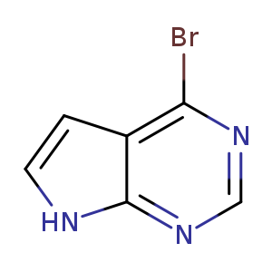 Brc1ncnc2c1cc[nH]2