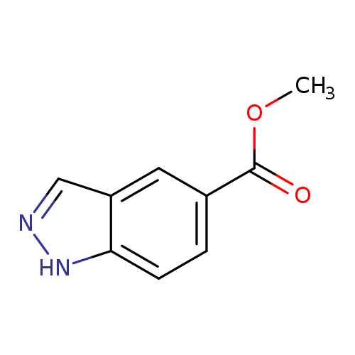 COC(=O)c1ccc2c(c1)cn[nH]2