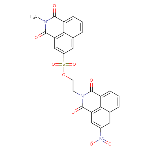 O=c1n(CCOS(=O)(=O)c2cc3cccc4c3c(c2)c(=O)n(c4=O)C)c(=O)c2c3c1cccc3cc(c2)[N+](=O)[O-]