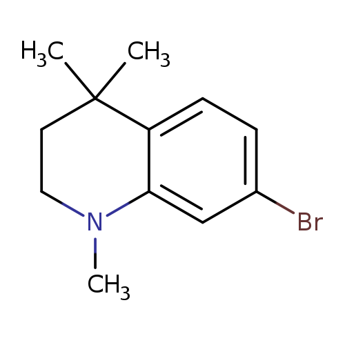 Brc1ccc2c(c1)N(C)CCC2(C)C