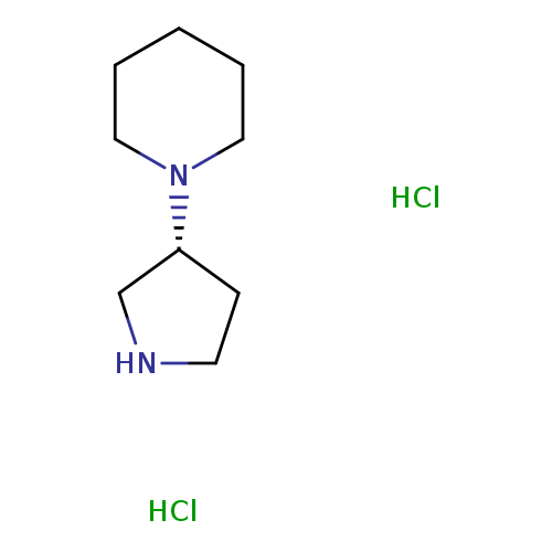 C1CCN(CC1)[C@H]1CNCC1.Cl.Cl