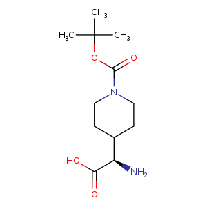 N[C@@H](C(=O)O)C1CCN(CC1)C(=O)OC(C)(C)C