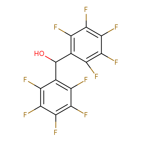 OC(c1c(F)c(F)c(c(c1F)F)F)c1c(F)c(F)c(c(c1F)F)F