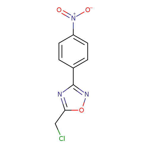 ClCc1onc(n1)c1ccc(cc1)[N+](=O)[O-]