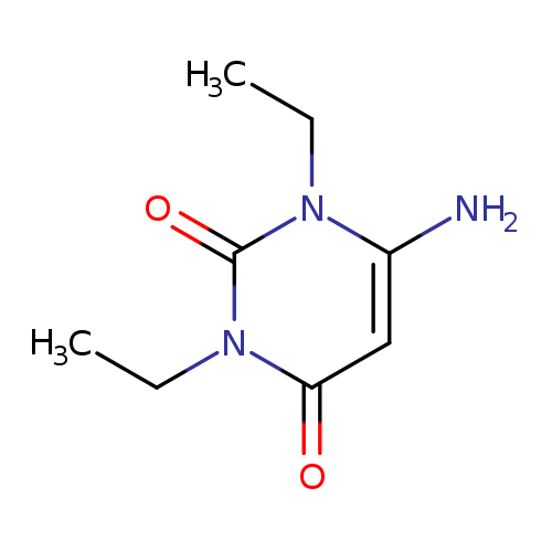 CCn1c(N)cc(=O)n(c1=O)CC