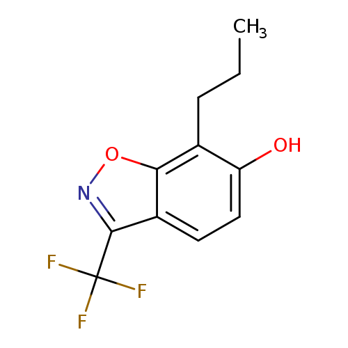 CCCc1c(O)ccc2c1onc2C(F)(F)F