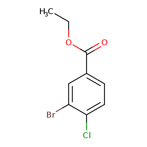 CCOC(=O)c1ccc(c(c1)Br)Cl