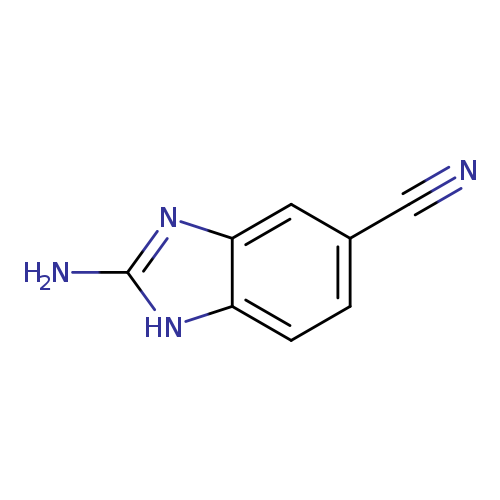 N#Cc1ccc2c(c1)nc([nH]2)N