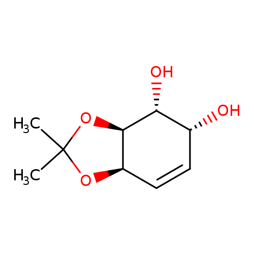 O[C@@H]1C=C[C@@H]2[C@H]([C@@H]1O)OC(O2)(C)C