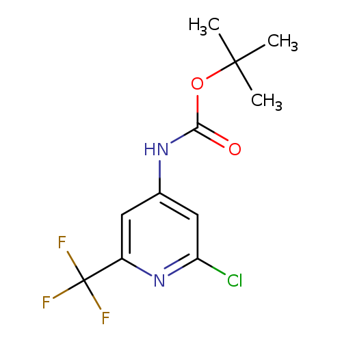 O=C(OC(C)(C)C)Nc1cc(Cl)nc(c1)C(F)(F)F