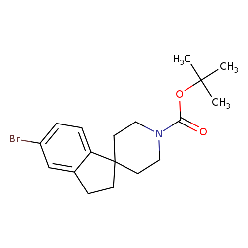 Brc1ccc2c(c1)CCC12CCN(CC1)C(=O)OC(C)(C)C