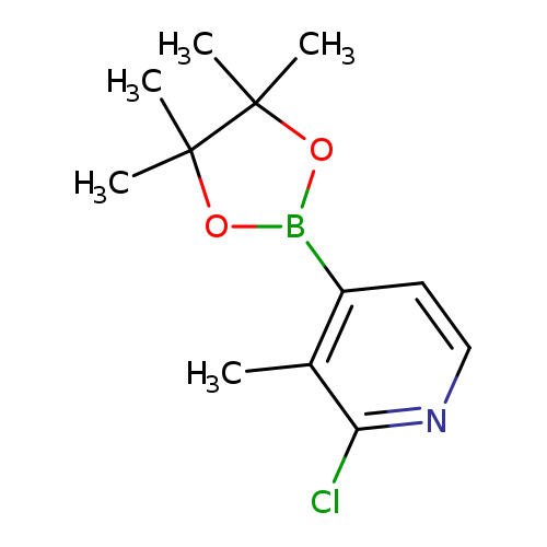 CC1(C)OB(OC1(C)C)c1ccnc(c1C)Cl