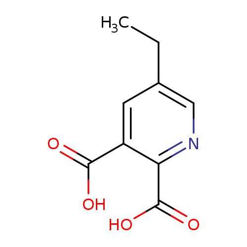 CCc1cnc(c(c1)C(=O)O)C(=O)O