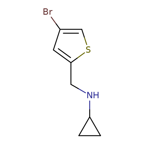 Brc1csc(c1)CNC1CC1