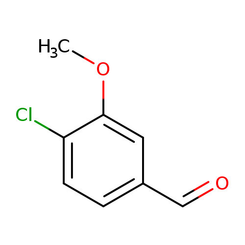 COc1cc(C=O)ccc1Cl