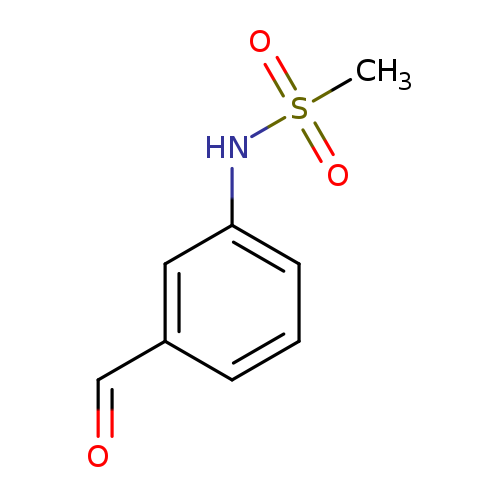 O=Cc1cccc(c1)NS(=O)(=O)C