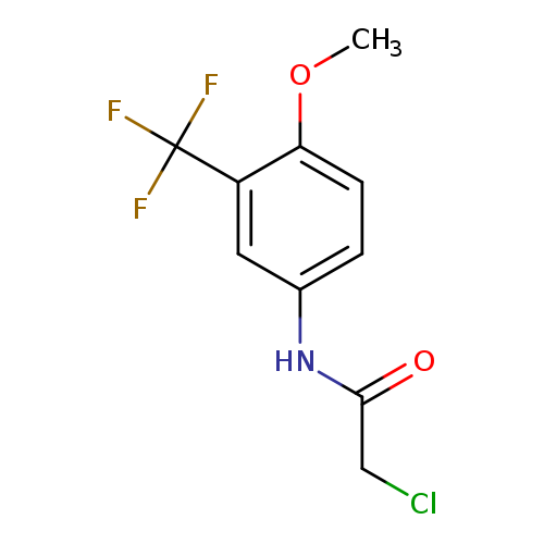 ClCC(=O)Nc1ccc(c(c1)C(F)(F)F)OC