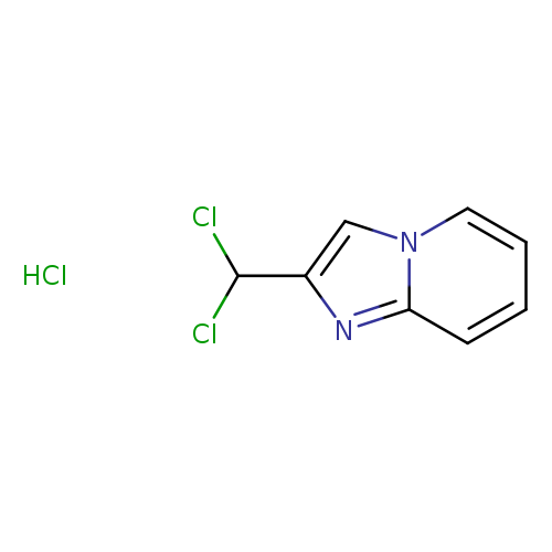 ClC(c1nc2n(c1)cccc2)Cl.Cl