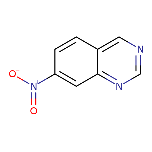 [O-][N+](=O)c1ccc2c(c1)ncnc2