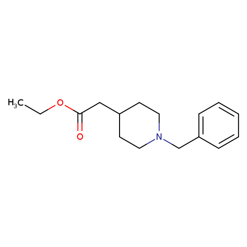 CCOC(=O)CC1CCN(CC1)Cc1ccccc1