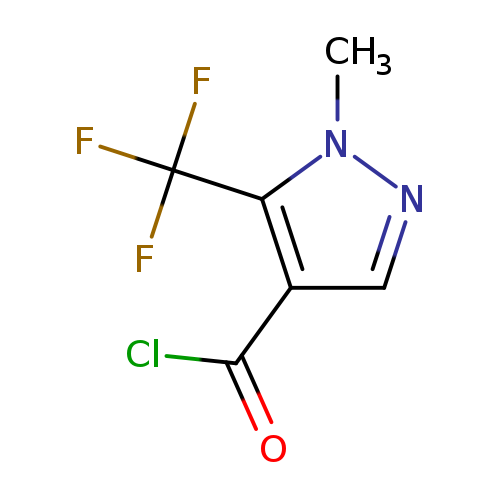 ClC(=O)c1cnn(c1C(F)(F)F)C